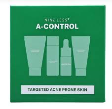 NINELESS A-Control targeted acne prone skin مجموعة العناية بالبشرة لعلاج الحبوب من ناين ليس