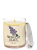 BATH AND BODY WORKS fresh cut lilacs candle  شمعة معطرة من باث اند بودي ووركس فتيلة واحدة
