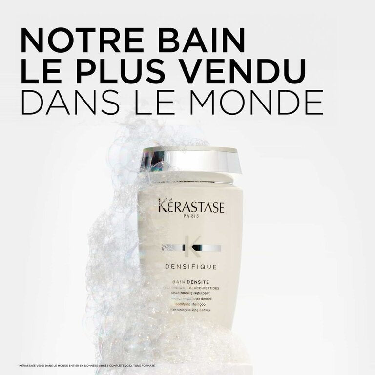 KERASTAS PARIS Densifique Bain Densite Hyaluronic + Gluco-Peptides Bodifying Shampoo For Hair Visibly Lacking Density شامبو الشعر بالهايلرونك والببتيدات من كيراستاس