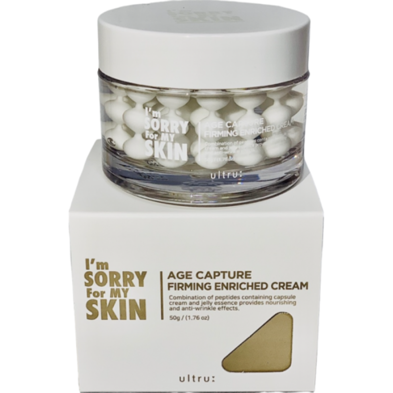 ULTRU I'm sorry for my skin age capture firming enriched cream كريم علاج علامات تقدم السن من التر