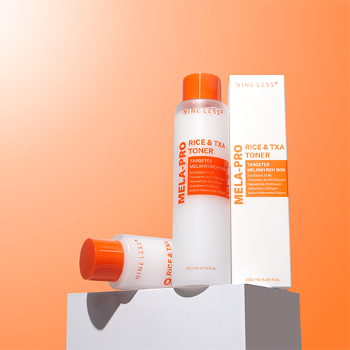 NINE LESS mela pro rice & txa toner targeted melanin rich skin تونر البشرة بالارز من ناين ليس