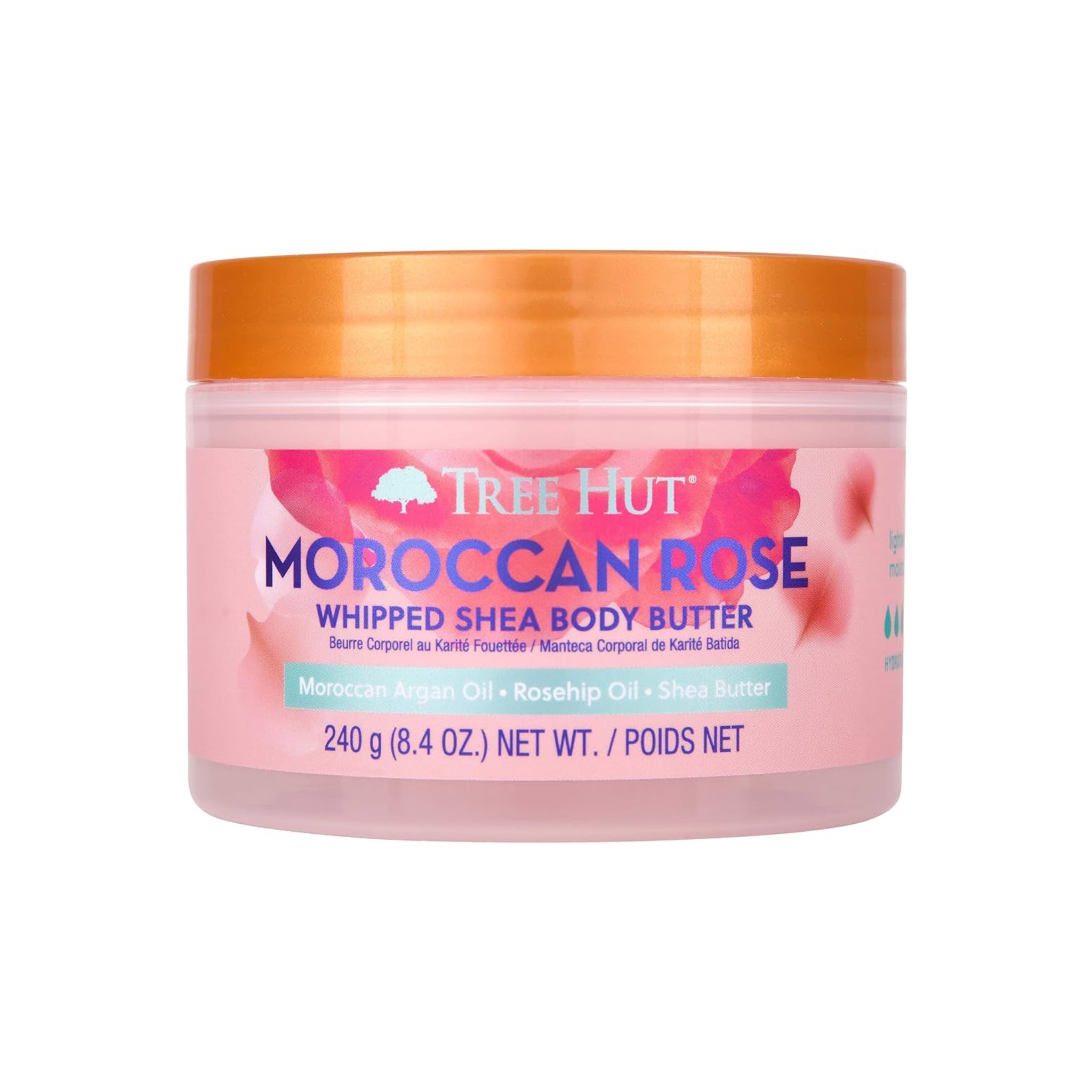 TREE HUT Moroccan Rose Whipped Shea Body Butter زبدة الجسم بالشيا المخفوقة و الازهار من تري هوت