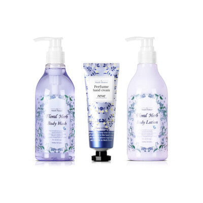 MEDIFLOWER Floral Herb Perfume Body Care Set بكج العناية بالجسم من ميد فلاور