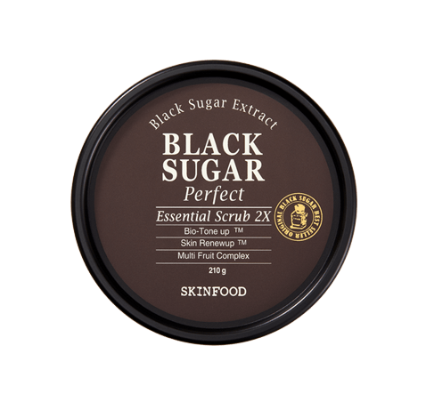 SKINFOOD BLACK SUGAR Perfect Essential Scrub 2X ماسك مقشر بالسكر الاسود