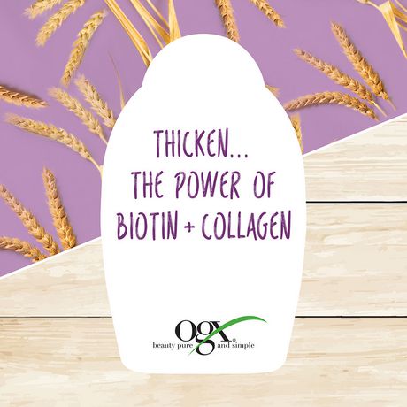 Ogx Thick&full+ biotin and collagen shampoo