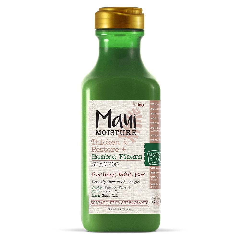 Maui Moisture THICKEN & RESTORE Bamboo Fibers Shampoo شامبو الشعر بالبامبو