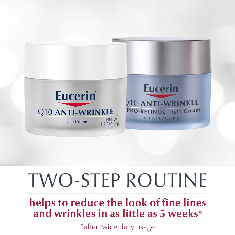 EUCERIN Kit Q10 Anti Wrinkle + PRO Retinol Night Cream with Q10 Anti Wrinkle + Face Cream