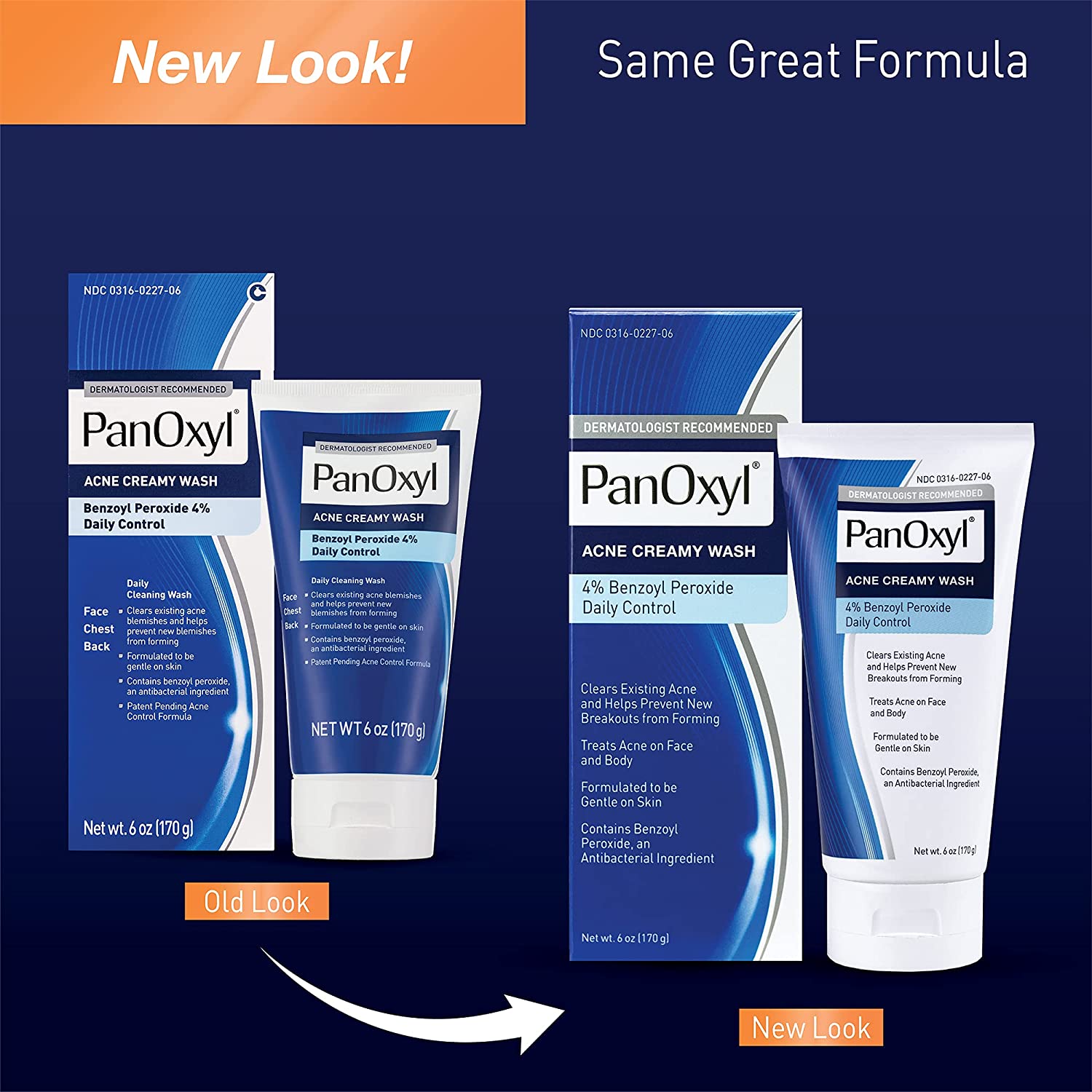 PANOXYL Acne Creamy Wash 4% Benzoyl Peroxide Daily Control