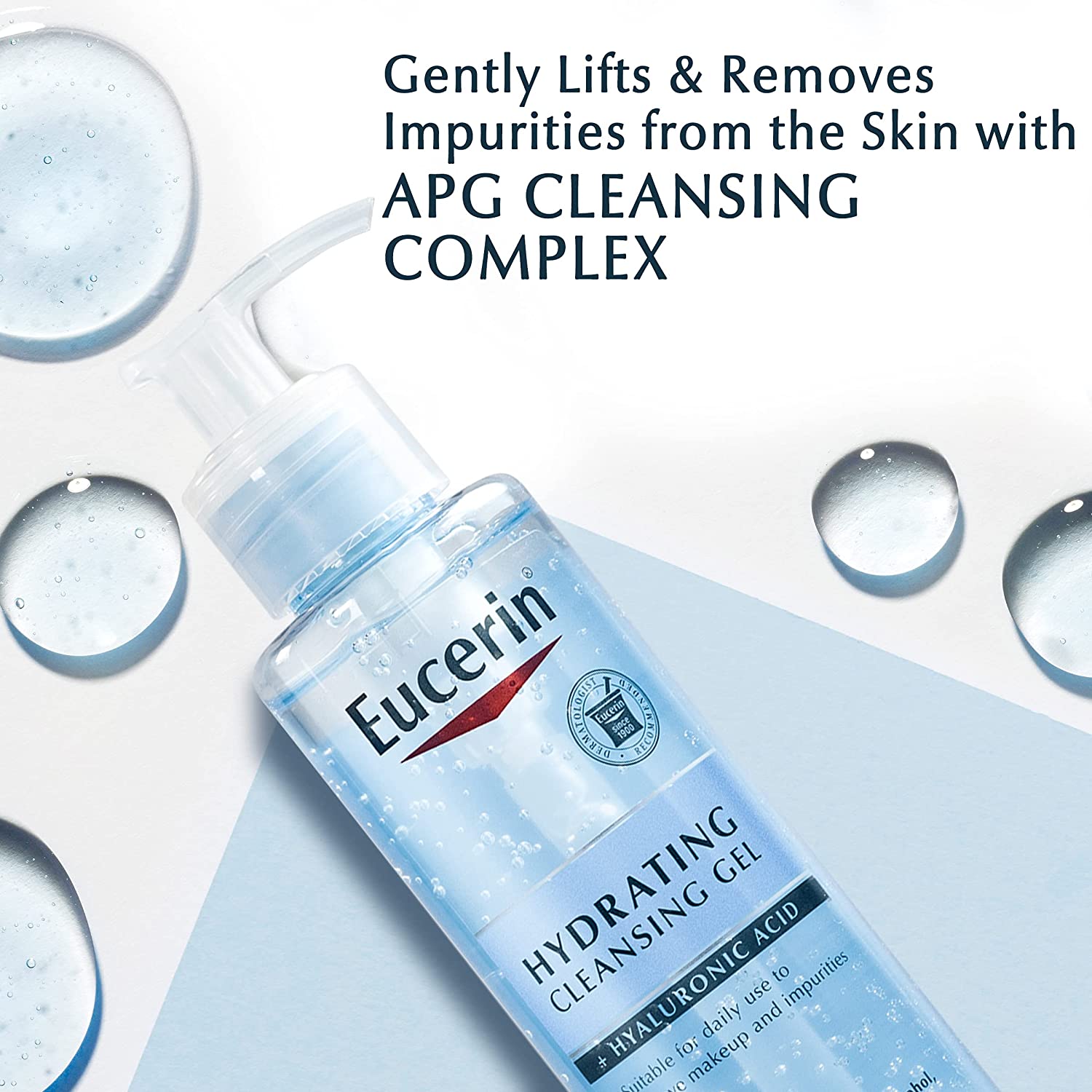 EUCERIN Hydrating Cleansing Gel + Hyaluronic acid غسول جل للبشرة