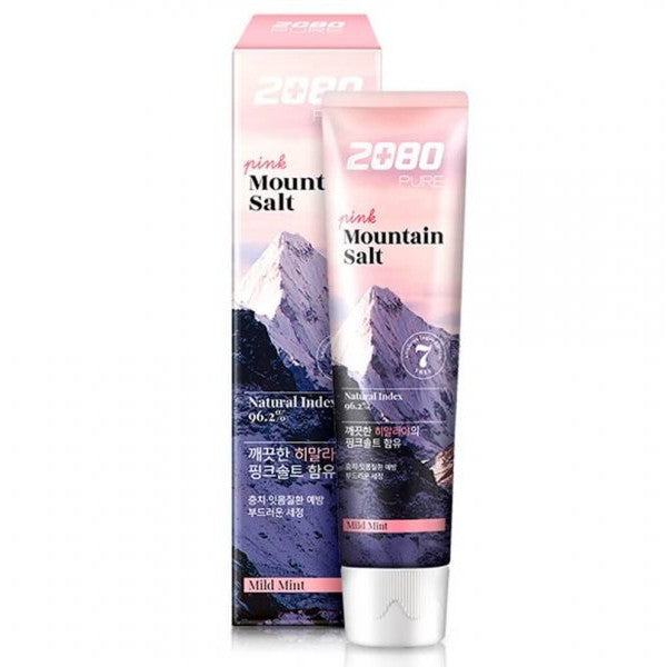 KERASYS 2080 Pure Pink Himalaya Mountain Salt Toothpaste MILD Mint معجون الاسنان