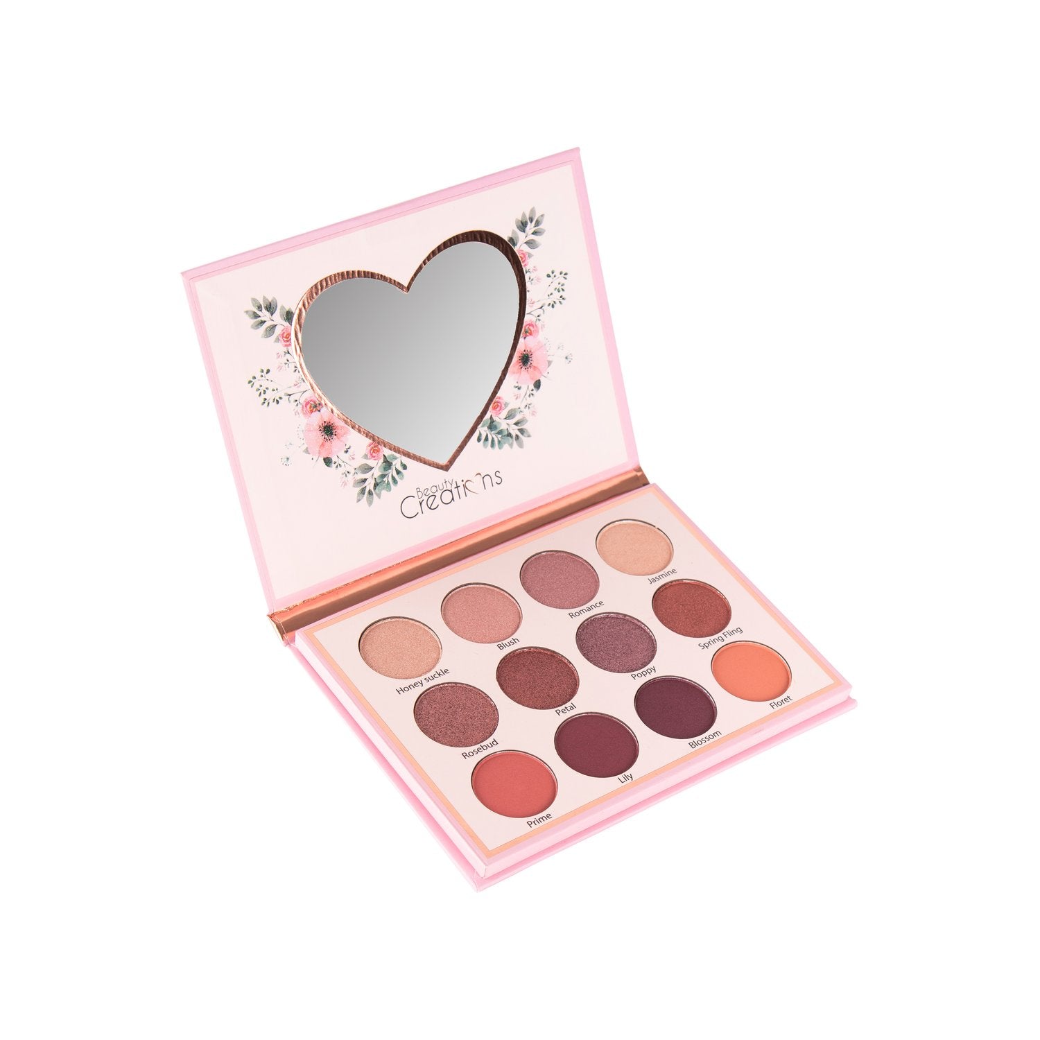 BEAUTY CREATIONS Eye Bloom Eyeshadow palette
 ظلال العيون بالوان الشمرز والنيود الدافئه