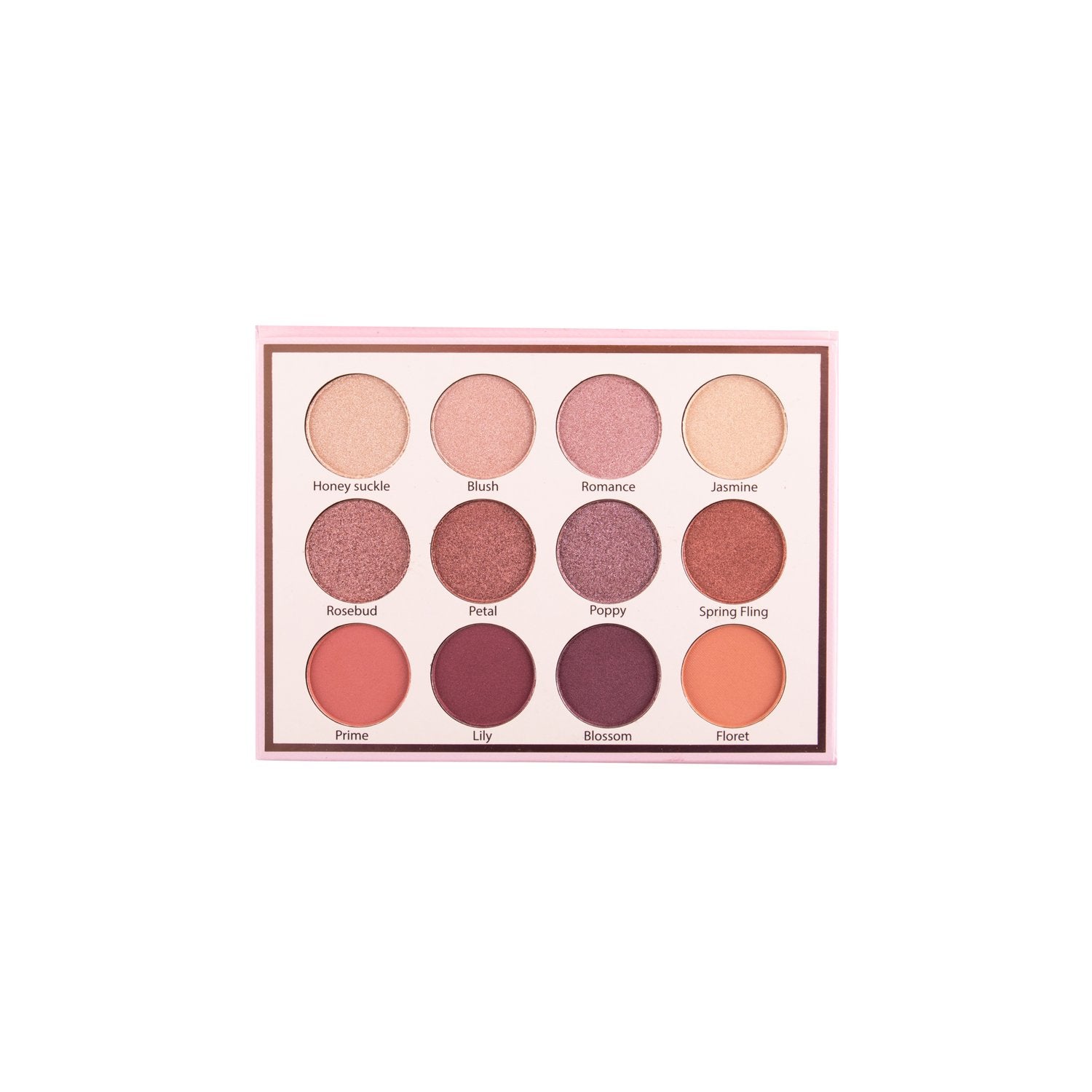 BEAUTY CREATIONS Eye Bloom Eyeshadow palette
 ظلال العيون بالوان الشمرز والنيود الدافئه