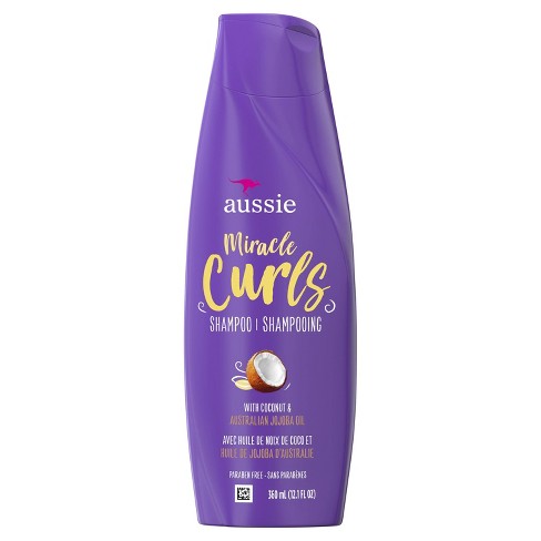 AUSSIE Paraben-Free Miracle Curls Shampoo with Coconut Oil شامبو الشعر بجوز الهند وزيت الجوجوبا من اوسي