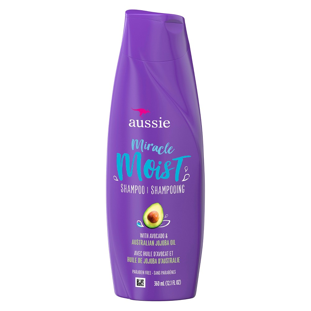 AUSSIE MIRACLE MOIST Shampoo With Avocado and Jojoba oil شامبو الافوكادو وزيت الجوجوبا للشعر من اوسي