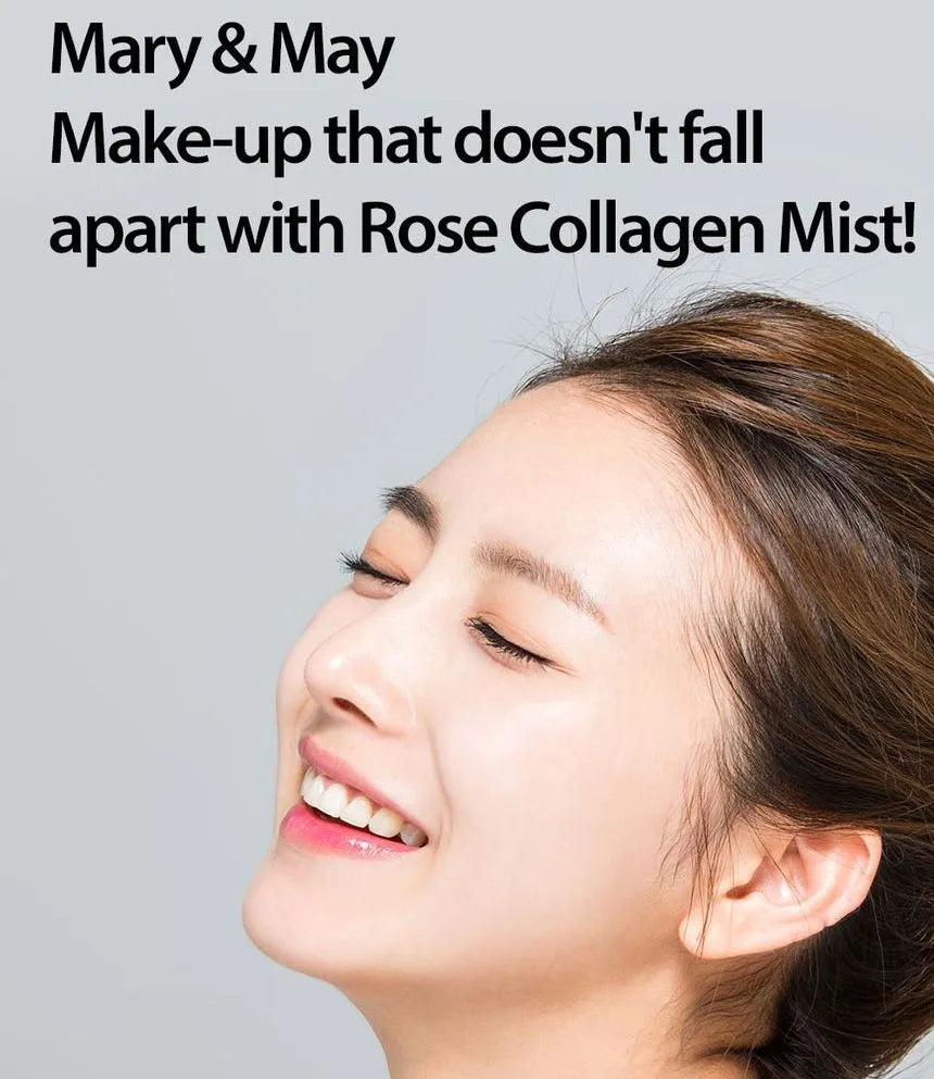 MARY & MAY Believe In Truth Rose Collagen Mist Serum سيروم البشرة البخاخ