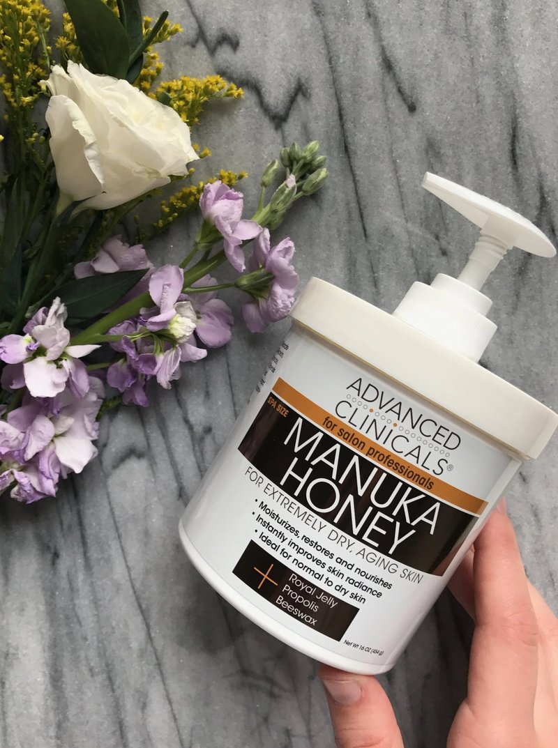 ADVANCED CLINICALS Manuka Honey For Extremely Dry Aging Skin For Salon Professionals كريم العسل من ادفانسد كلينيكالز