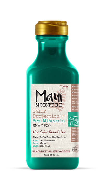 Maui Moisture COLOR PROTECTION + Sea Minerals Shampoo شامبو الشعر باعشاب البحر والالوفيرا