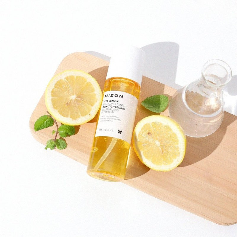 MIZON Vita Lemon Sparkling Toner تونر الليمون للبشرة من ميزون