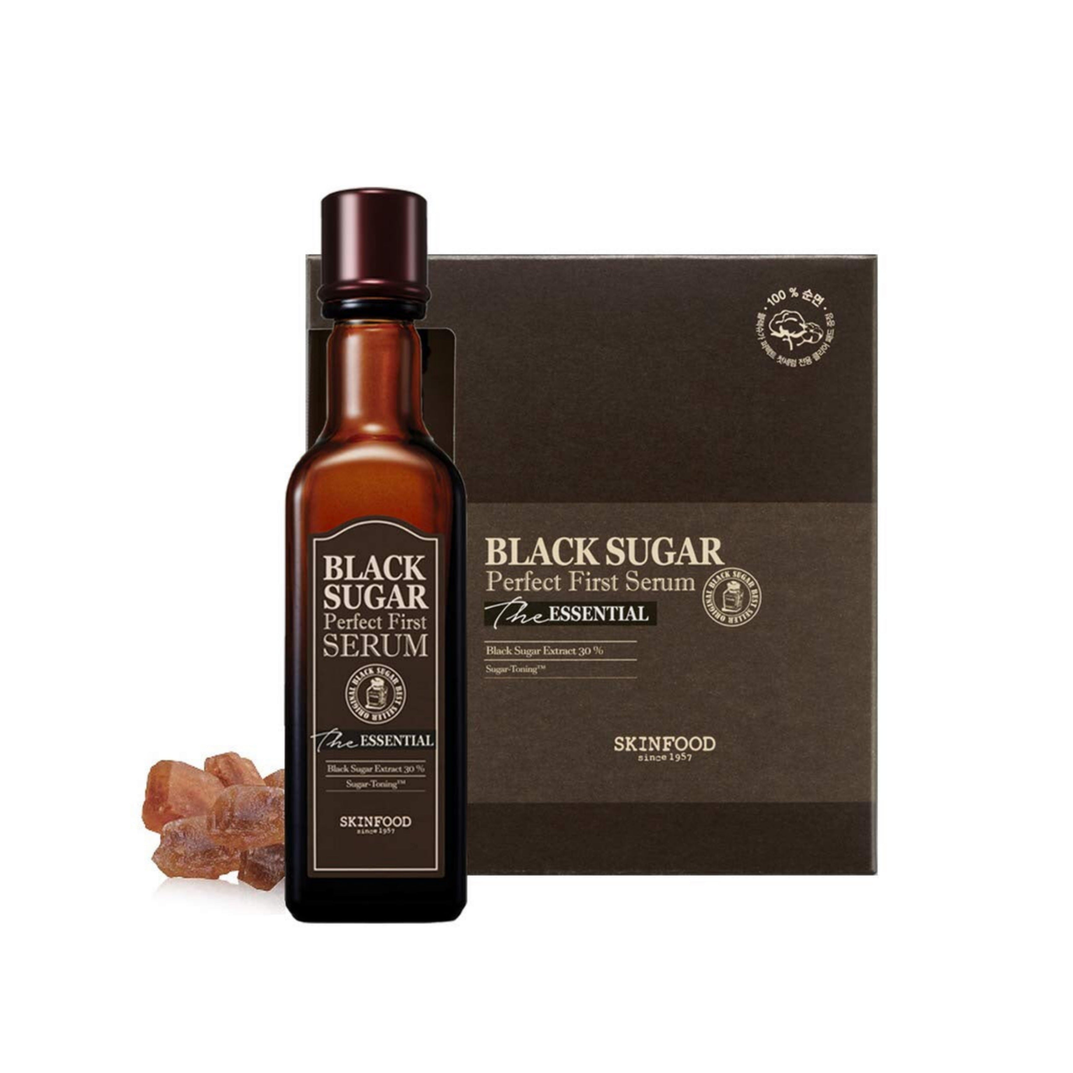 Skinfood BLACK SUGAR PERFECT First Serum The Essential سيروم السكر الاسود الاسنشيال