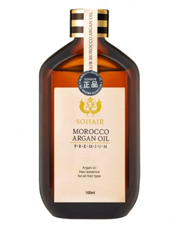 SOHAIR Morocco Argan Oil Premium Argan oil Hair Essence For All Hair Types زيت الاركان الطبيعي المغربي سوهير