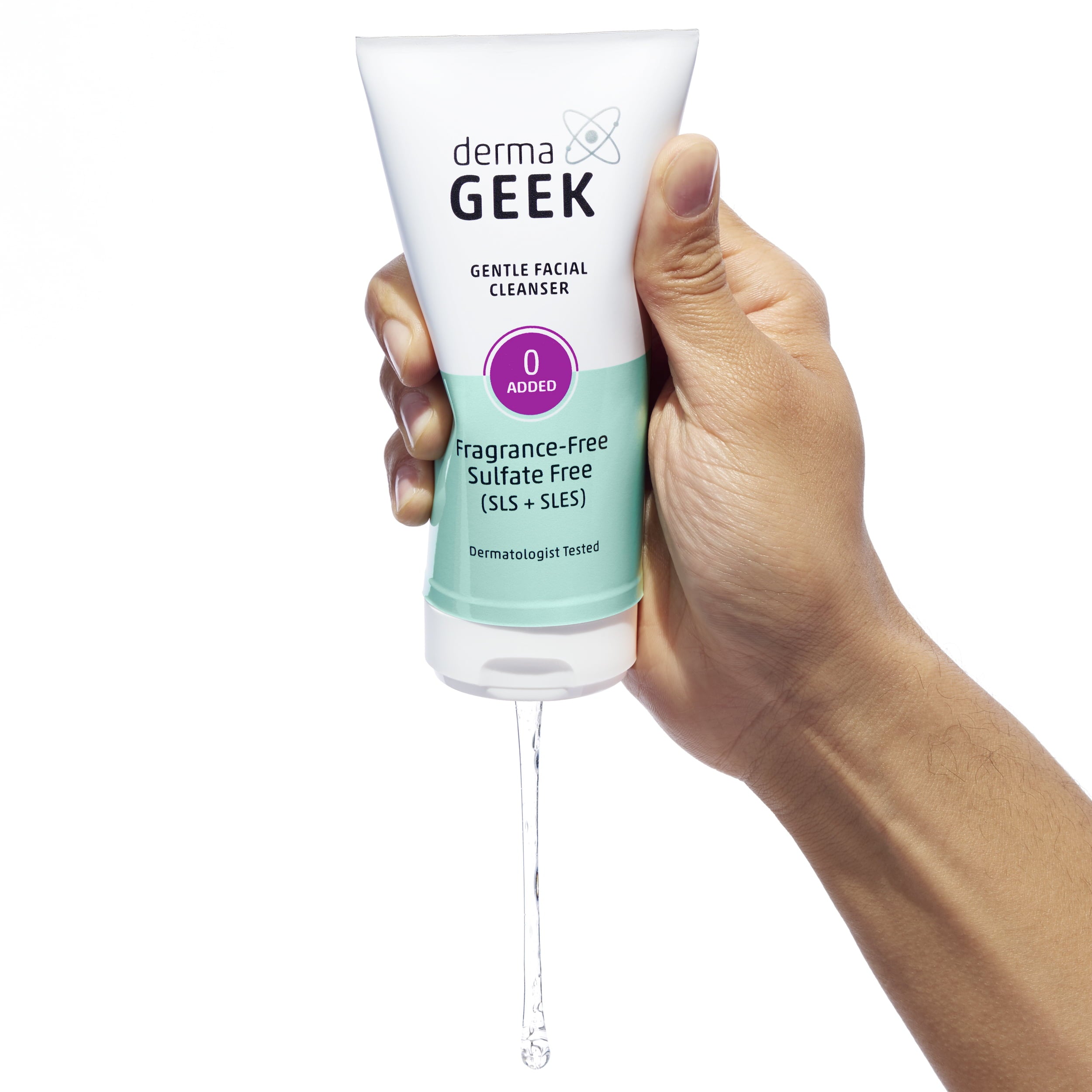 DERMA GEEK Gentle facial cleanser 0 Added fragrance free sulfate free غسول البشرة