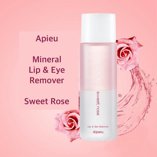 A'PIEU Mineral Sweet Rose Lip & Eye Remover مزيل المكياج من ايبيو