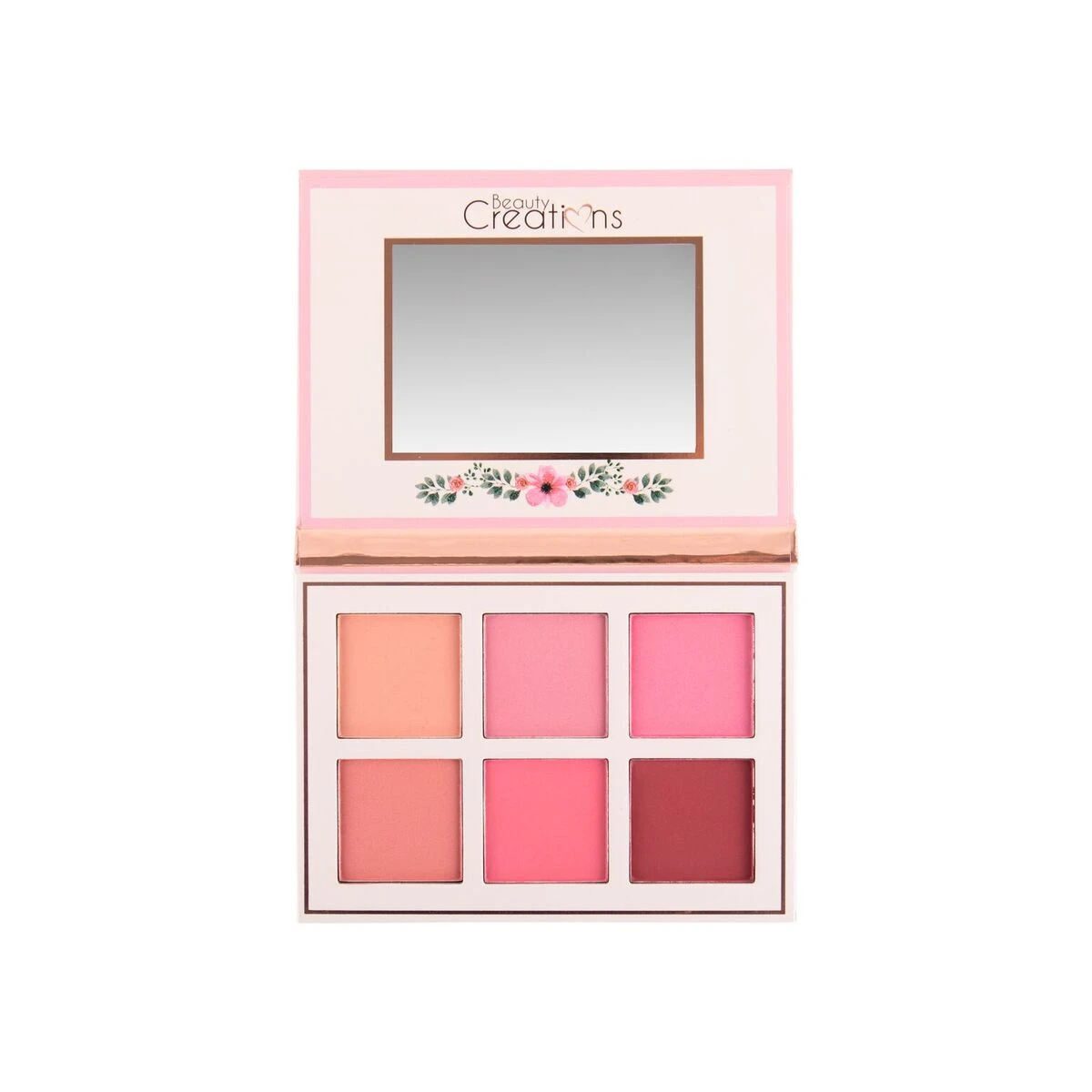 Beauty Creations Floral Bloom 6 Color Blush Palette علبة احمر خدود