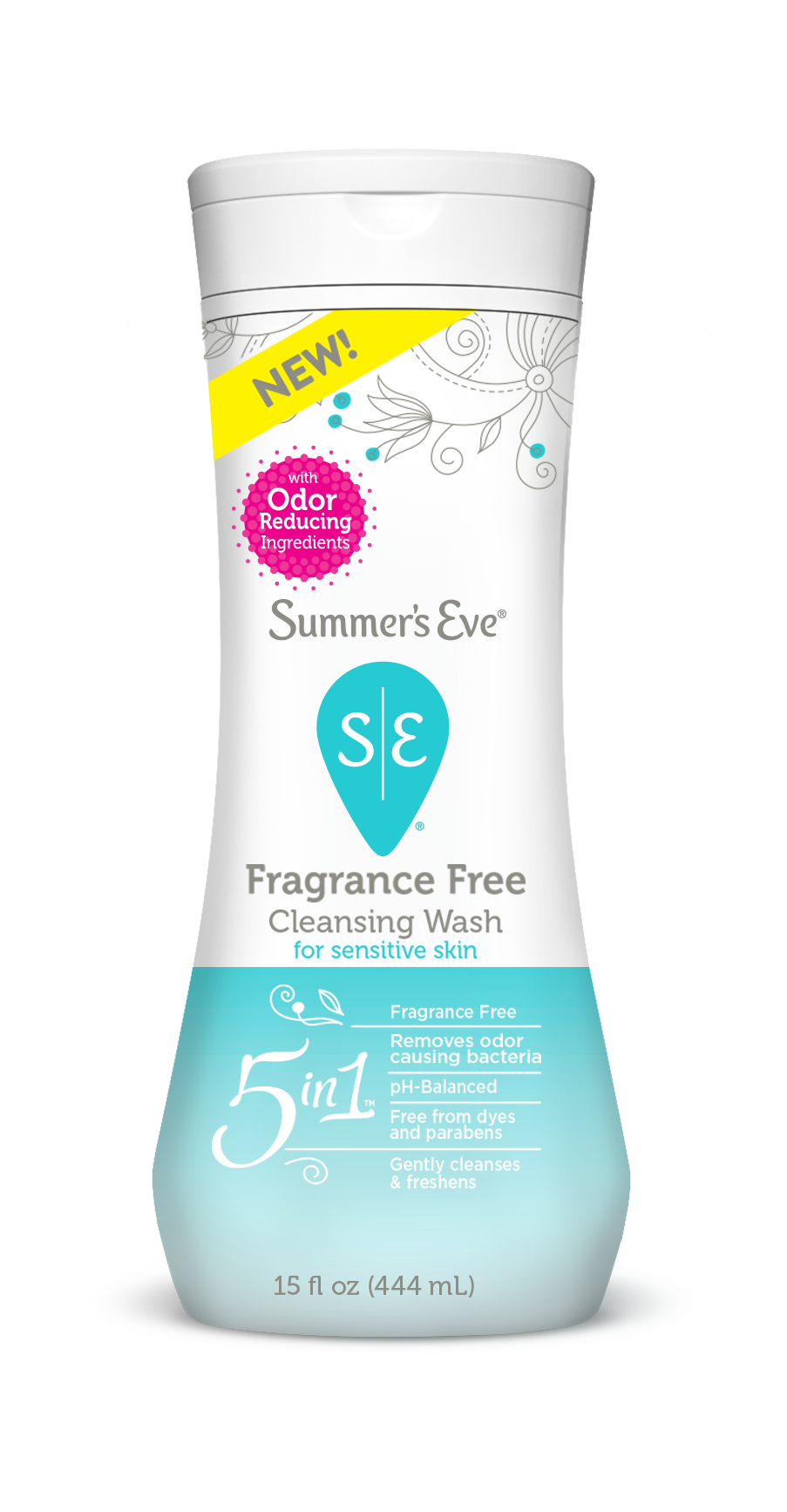 SUMMER'S EVE Fragrance Free Cleansing Wash غسول لطيف وخالٍ من العطور للعناية اليومية بالمناطق الحساسة من سمرز ايف