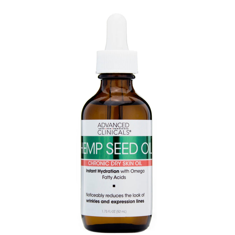 ADVANCED CLINICALS Hemp Seed Oil Chronic Dry Skin Oil سيروم بزيت بذور القنب من ادفانسد كلينيكالز