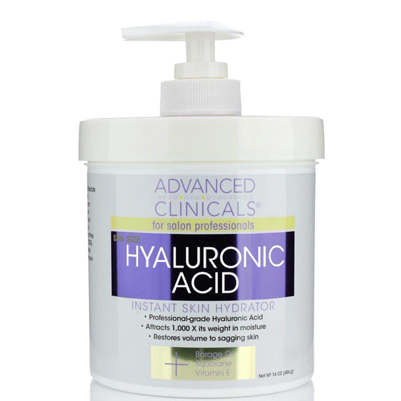 ADVANCED CLINICALS For Salon Professionals Hyaluronic Acid Intensive Skin Hydrator كريم الهايلرونك من ادفانسد كلينيكالز