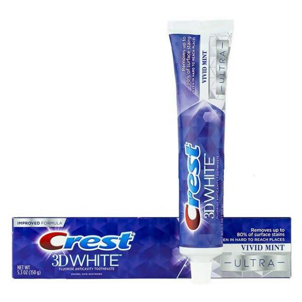 CREST 3D White Ultra Vivid Mint معجون الأسنان