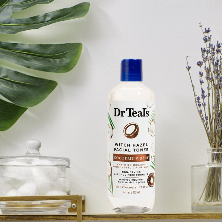 DR TEAL'S Witch Hazel Facial Toner Coconut Water