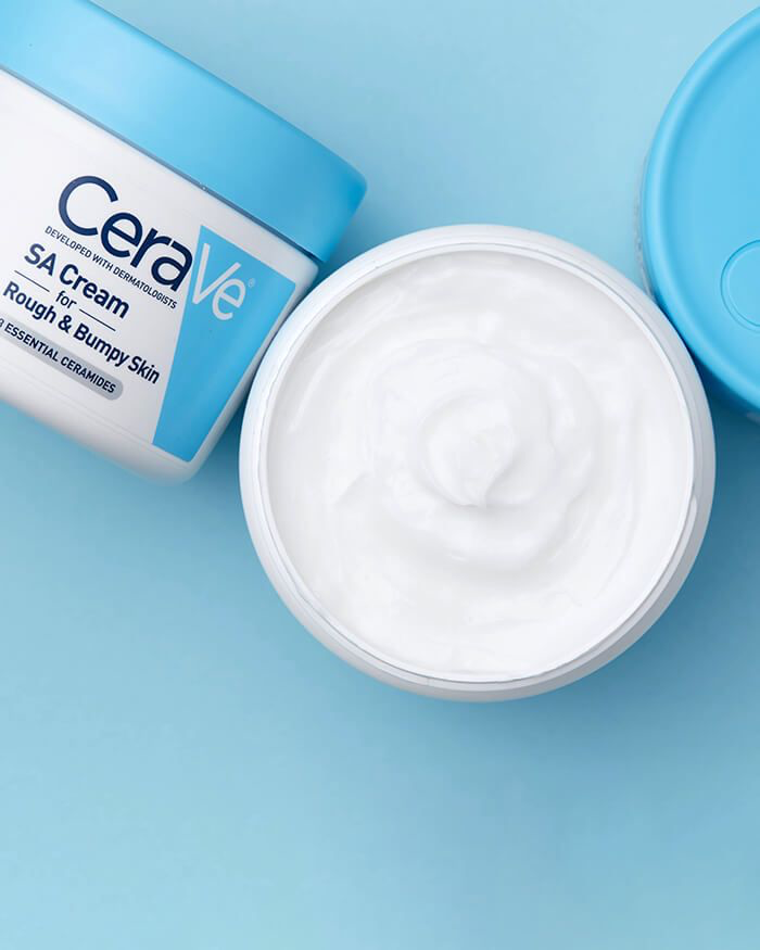 CERAVE Developed With Dermalogests SA Cream For Rough & Bumpy Skin 3 Essential Ceramidcs كريم السيراميد والسالسيلك اسد لتقشير و ترميم البشرة