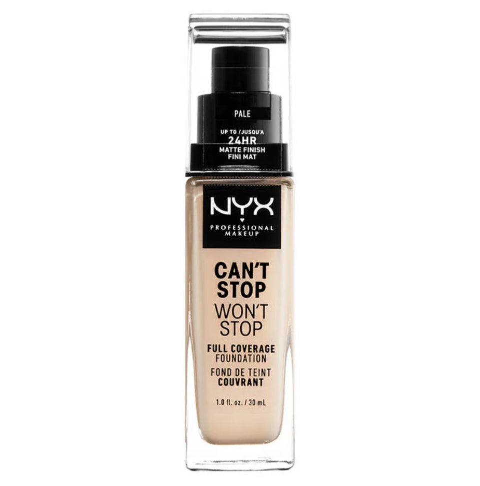 NYX Can't Stop Won't Stop Full Cover Foundation كريم اساس نيكس بتغطية كاملة