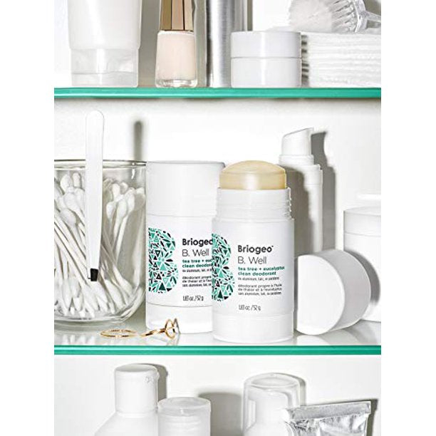 BRIOGEO B Well Tea Tree + Eucalyptus Clean Deodorant ديودرنت مزيل التعرق