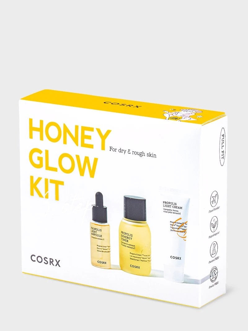 COSRX Honey Glow Kit 3 step مجموعة العسل للعناية بالبشرة من كوزركس