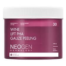 NEOGEN Wine Lift PHA Gauze Peeling شرائح تقشير البشرة بالاحماض