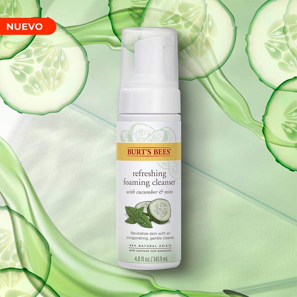 BURTS BEES Refreshing Cucumber Foaming Cleanser غسول الوجه الرغوي