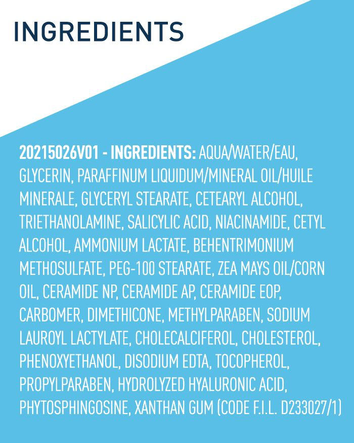 CERAVE Developed With Dermalogests SA Cream For Rough & Bumpy Skin 3 Essential Ceramidcs كريم السيراميد والسالسيلك اسد لتقشير و ترميم البشرة