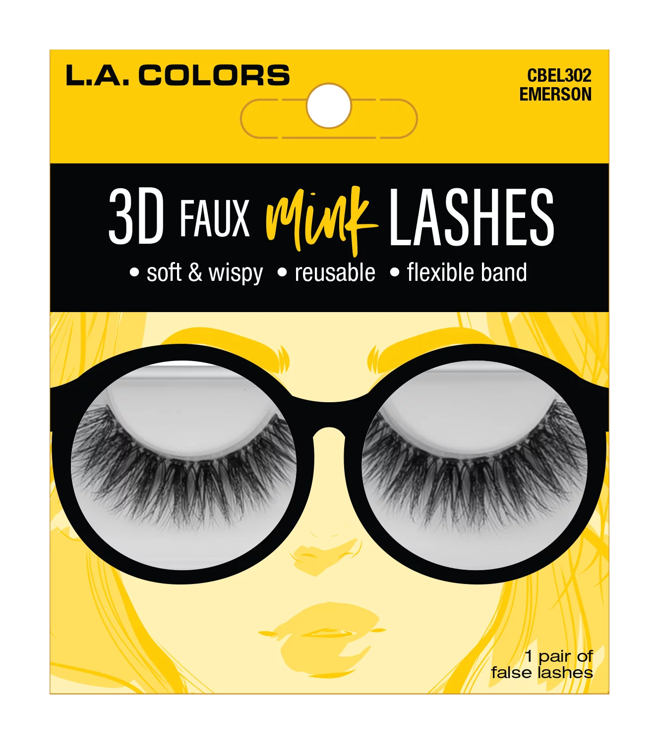 LA COLORS 3D Flux Mink Lashes