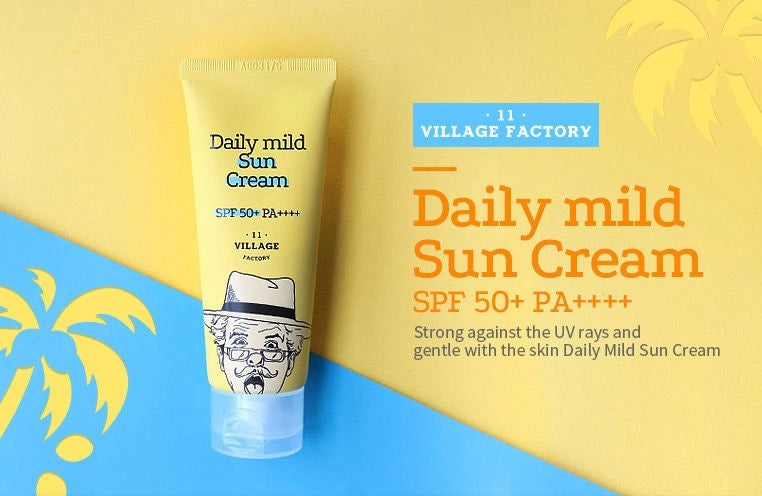VILLAGE 11 FACTORY  Daily Mild Sun Cream واقي الشمس