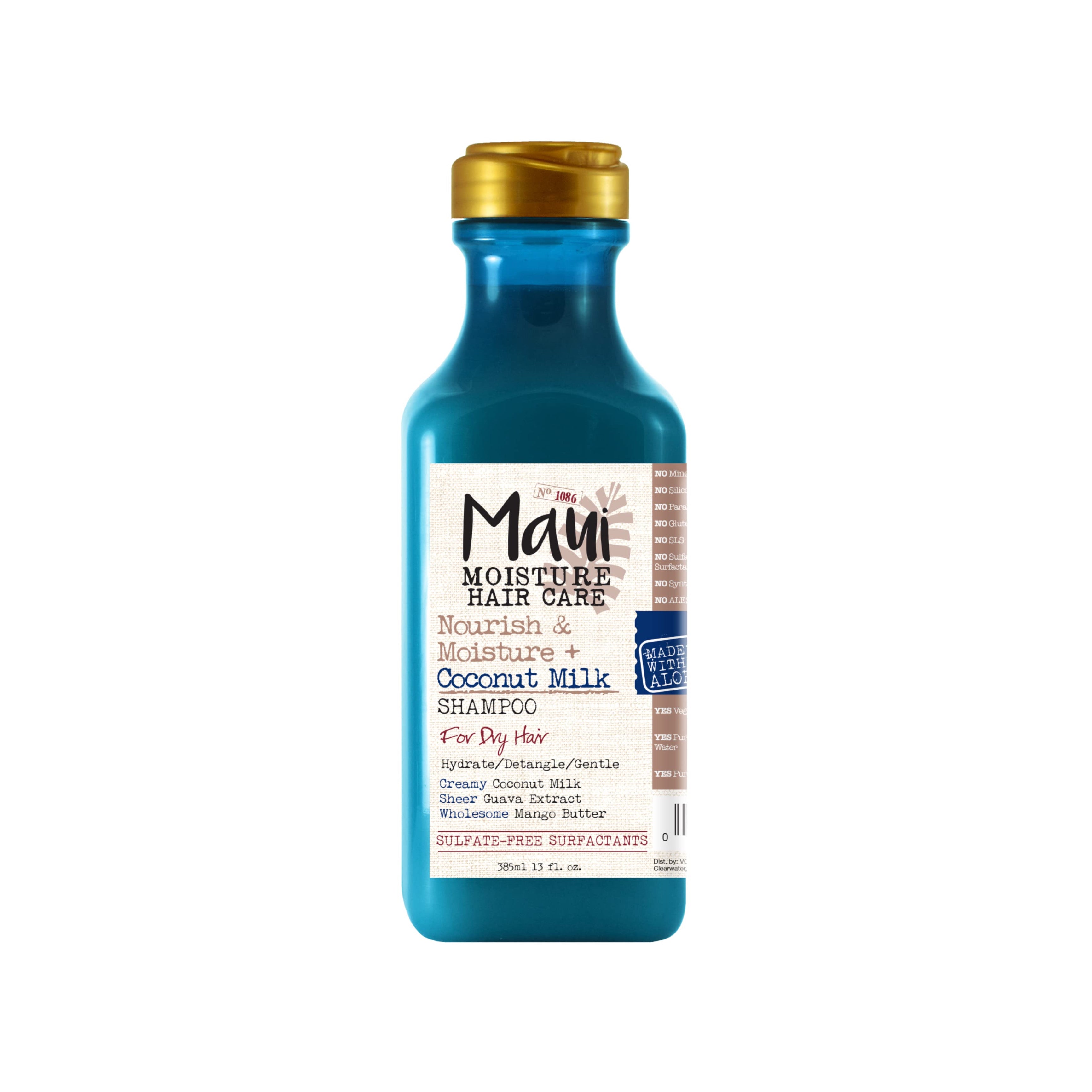 MAUI MOISTURE Nourish & Moisture + Coconut Milk Shampoo شامبو الشعر بحليب جوز الهند