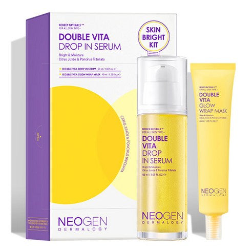 NEOGEN Double Vita Drop In Serum بكج العناية بالبشرة بالفيتامين سي من نيوجين