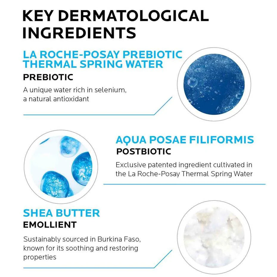 LA ROCHE-POSAY Laboratoire Dermatologique Dry To Extra Dry Skin Body And Face Lipkar AP+ Wash Centele Foaming Moisturizing Wash