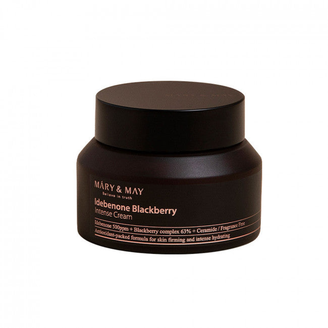 MARY & MAY Believe In Truth Idebenone BlackBerry Intense Cream كريم البشرة