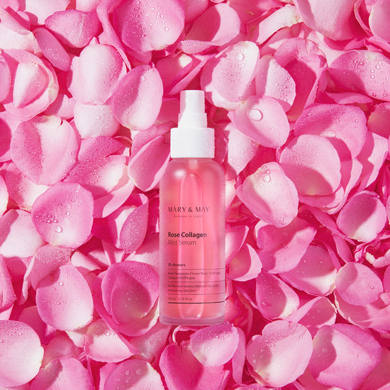 MARY & MAY Believe In Truth Rose Collagen Mist Serum سيروم البشرة البخاخ