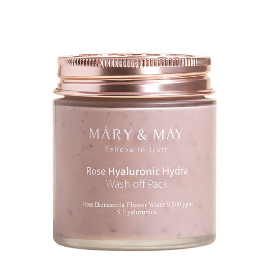 MARY & MAY Believe In Truth Rose Hyaluronics Hydra Wash Off Pack  باك واش اوف بالازهار للبشرة